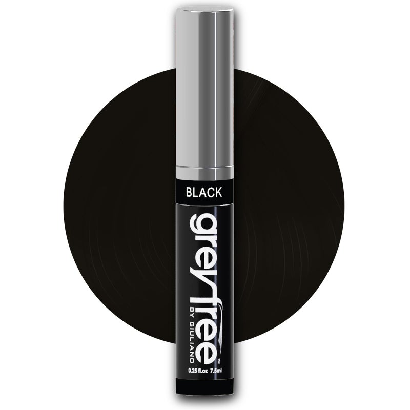 Greyfree Root Touch-Up Hair Mascara Temporary Gray Roots Concealer (BLACK) - Image 1